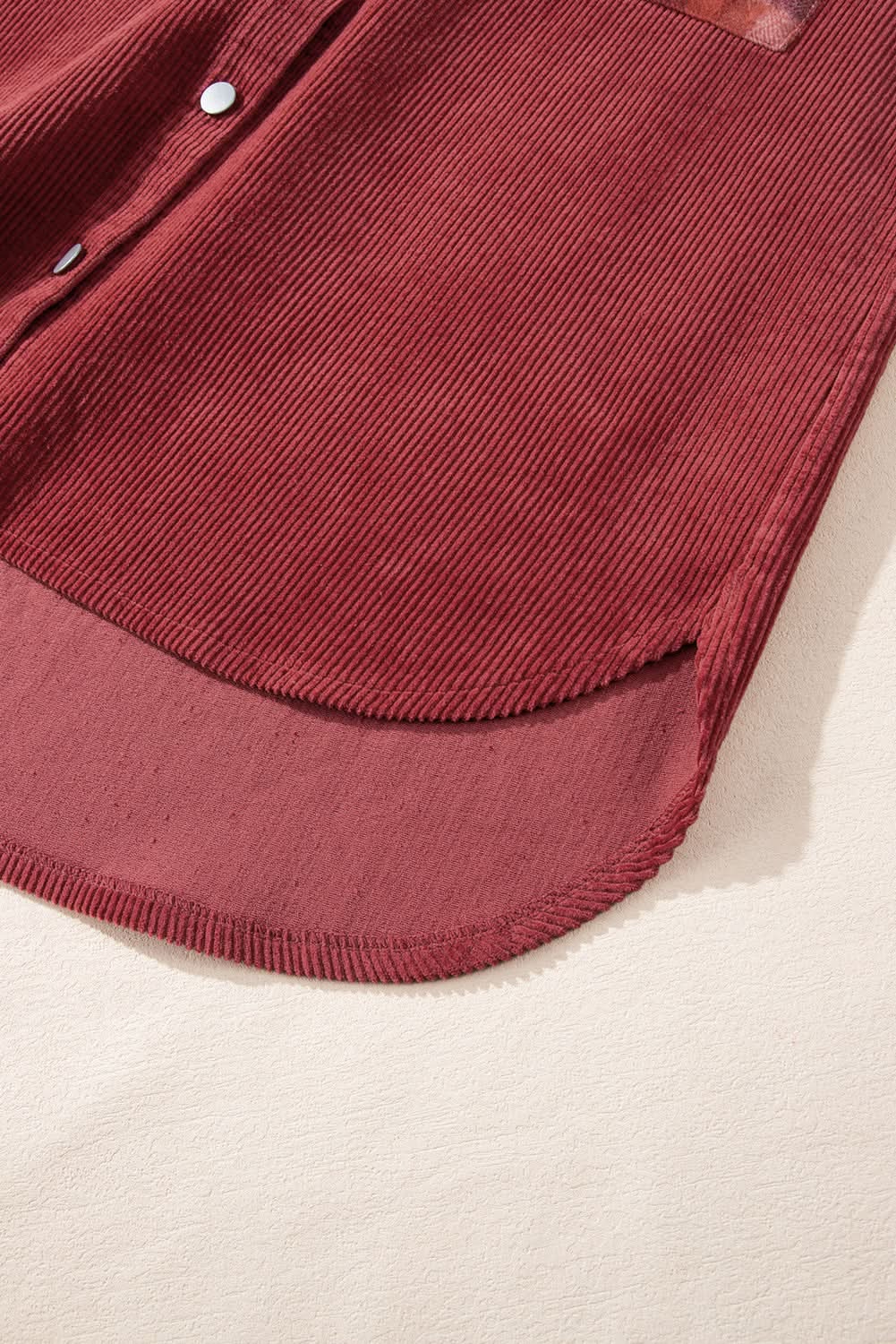 Gold Flame Oversized Corduroy Jacket - Love Salve 