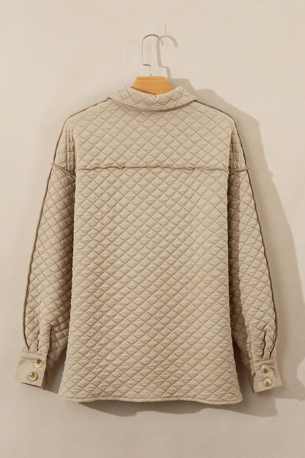 Jet Stream quilted puffer shacket - Love Salve 