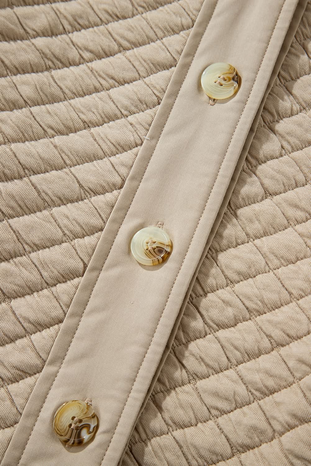 Jet Stream quilted puffer shacket - Love Salve 