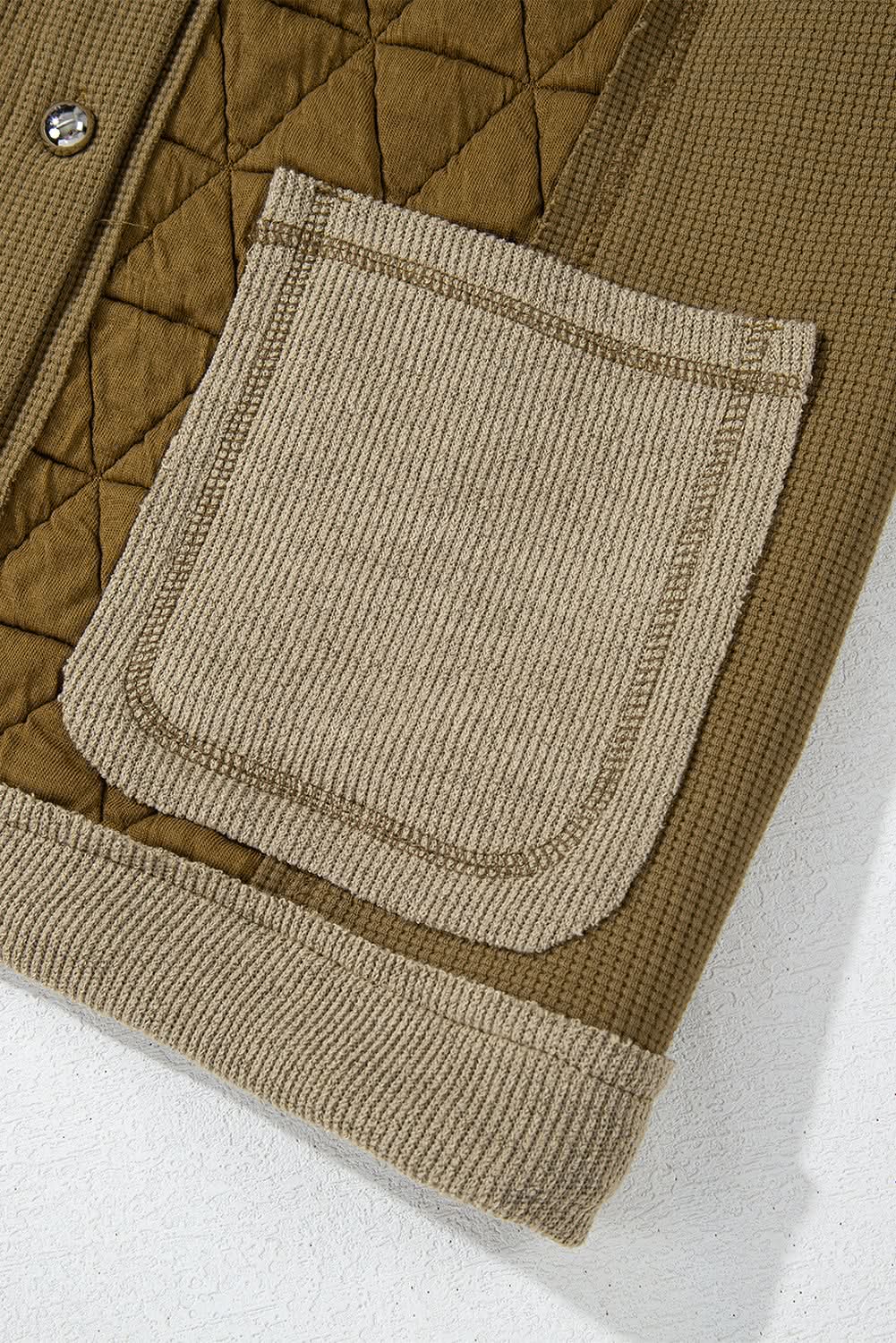 Cozy jungle green hooded jacket - Love Salve 