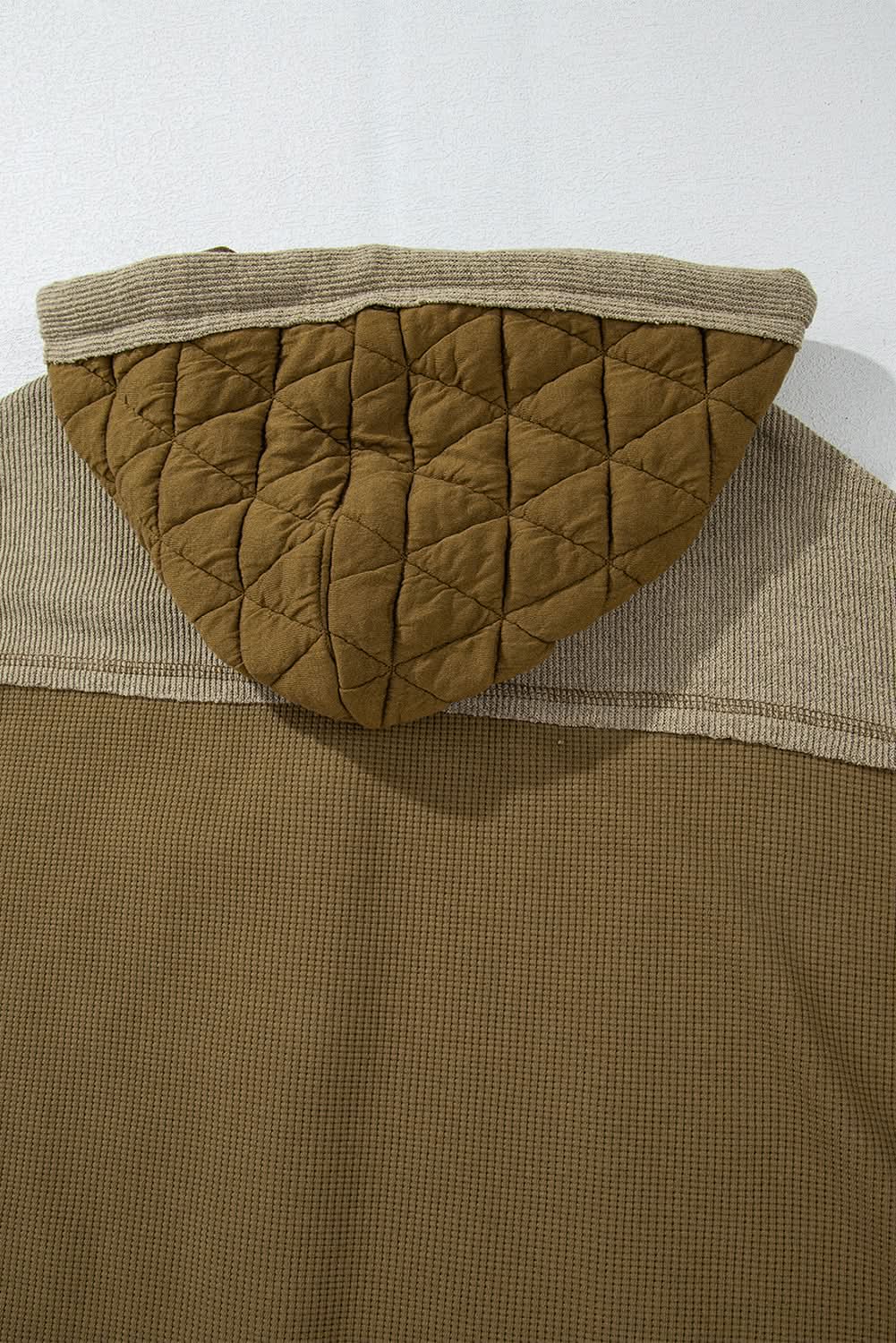 Cozy jungle green hooded jacket - Love Salve 