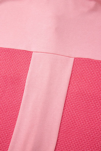 Peach Blossom Waffle Knit Shacket - Love Salve 
