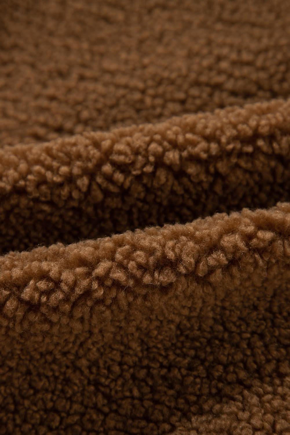 Redwood burl sherpa bomber jacket - Love Salve 