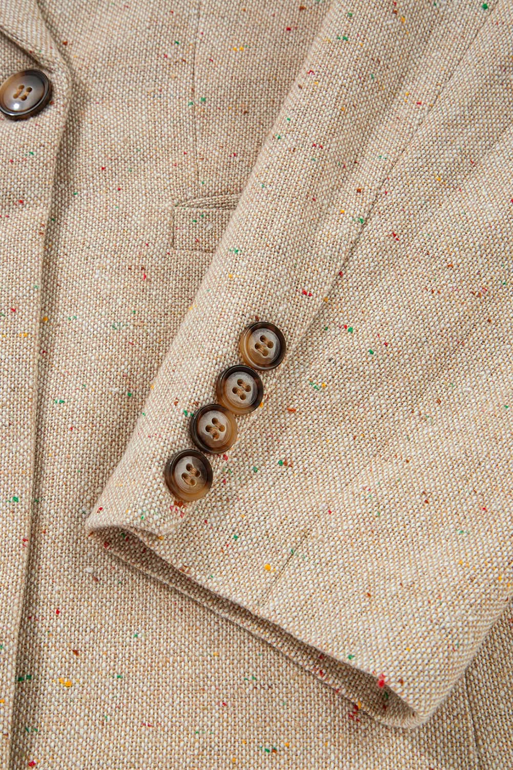 Chic oatmeal suit jacket for women - Love Salve 