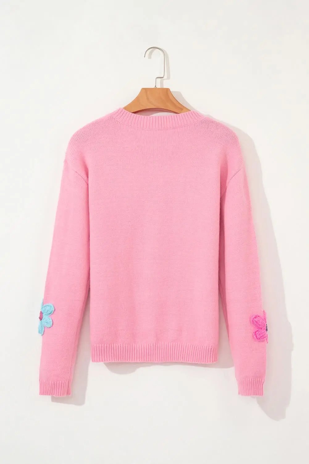 Chic pink floral button cardigan - Love Salve 