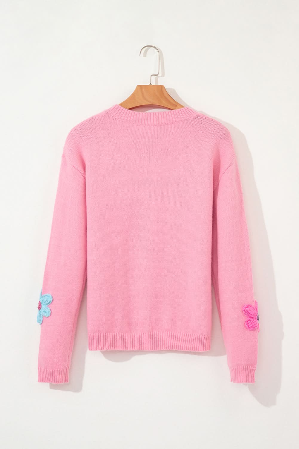 Chic pink floral button cardigan - Love Salve 
