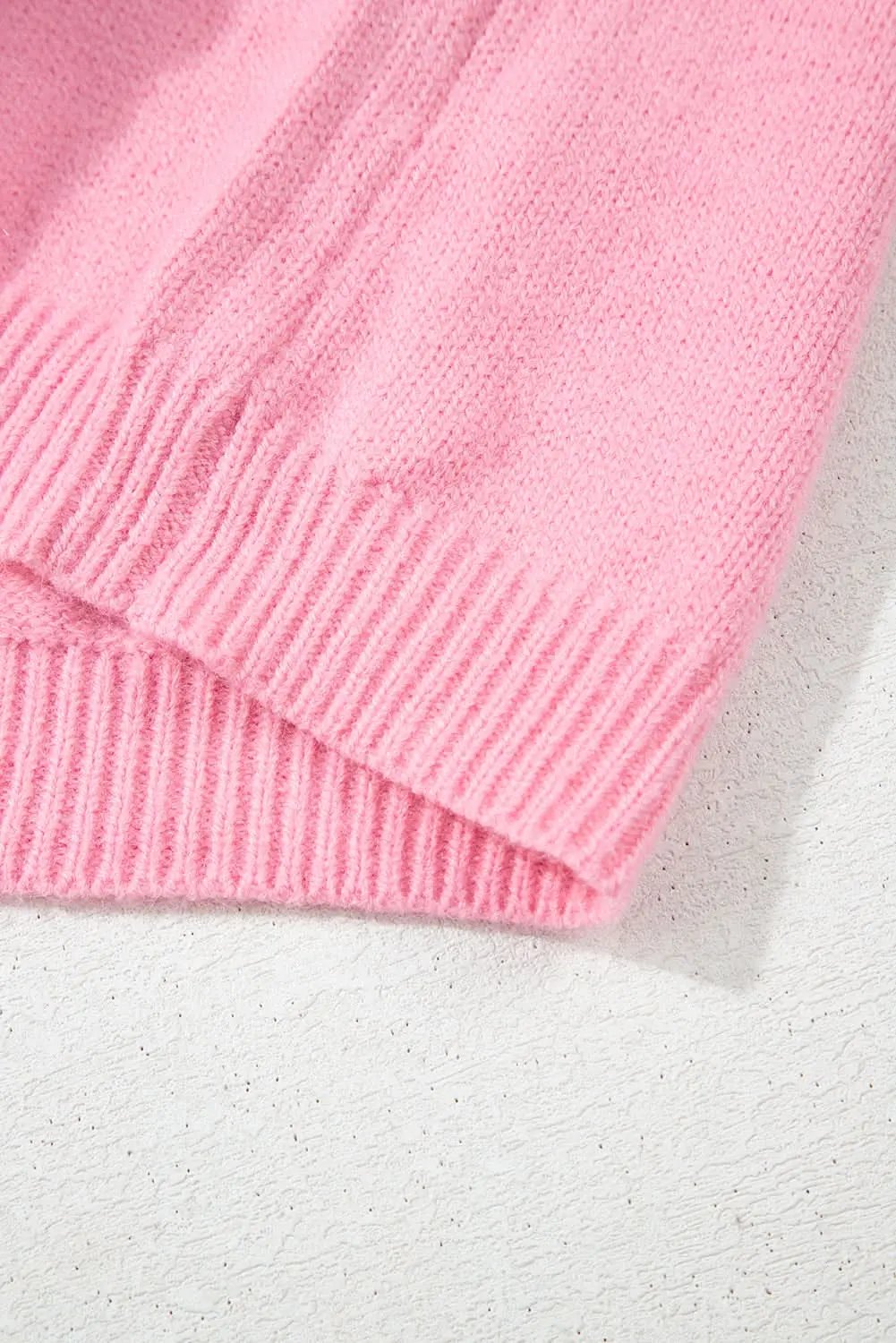 Chic pink floral button cardigan - Love Salve 