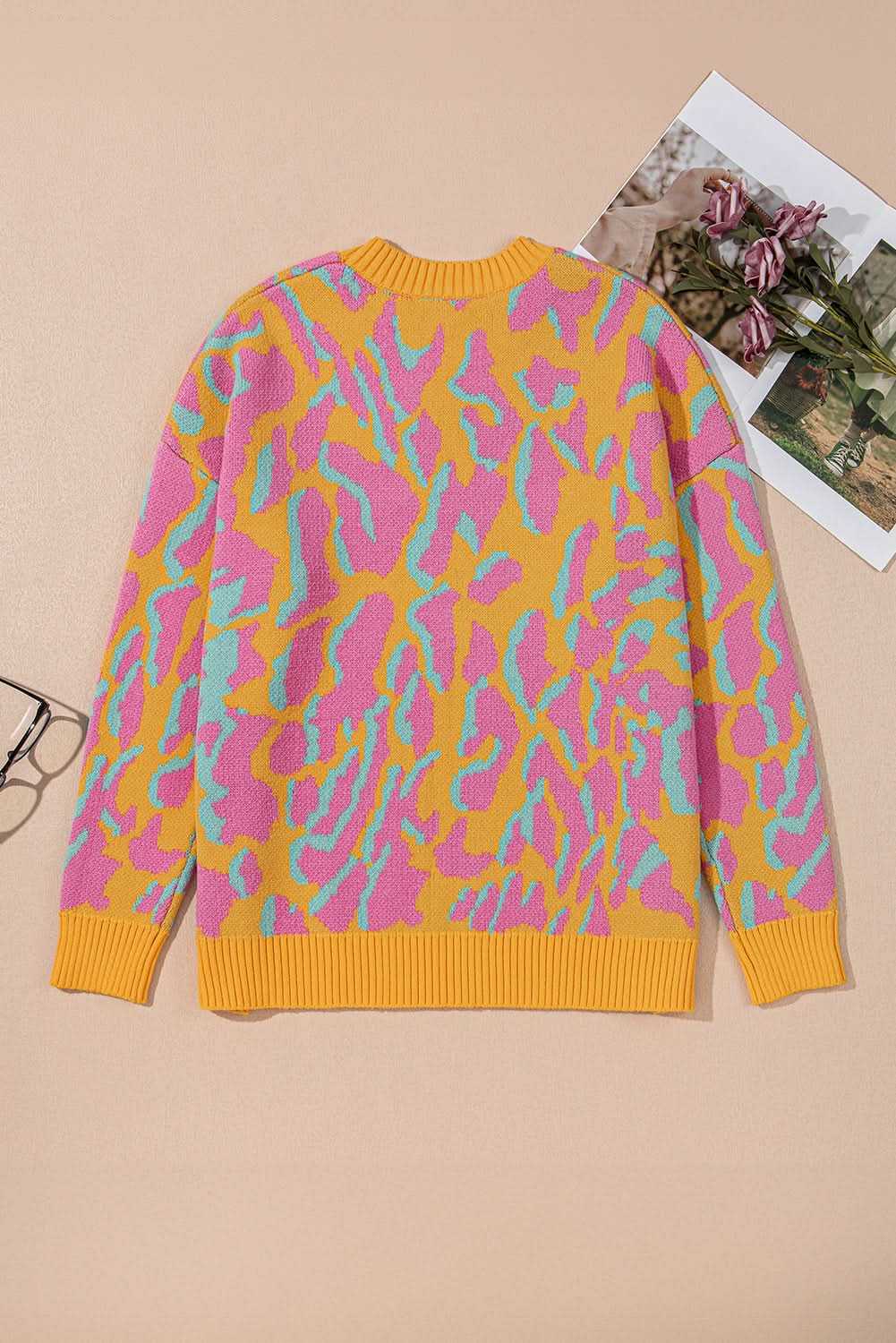 Bright pink plus size sweater - Love Salve 