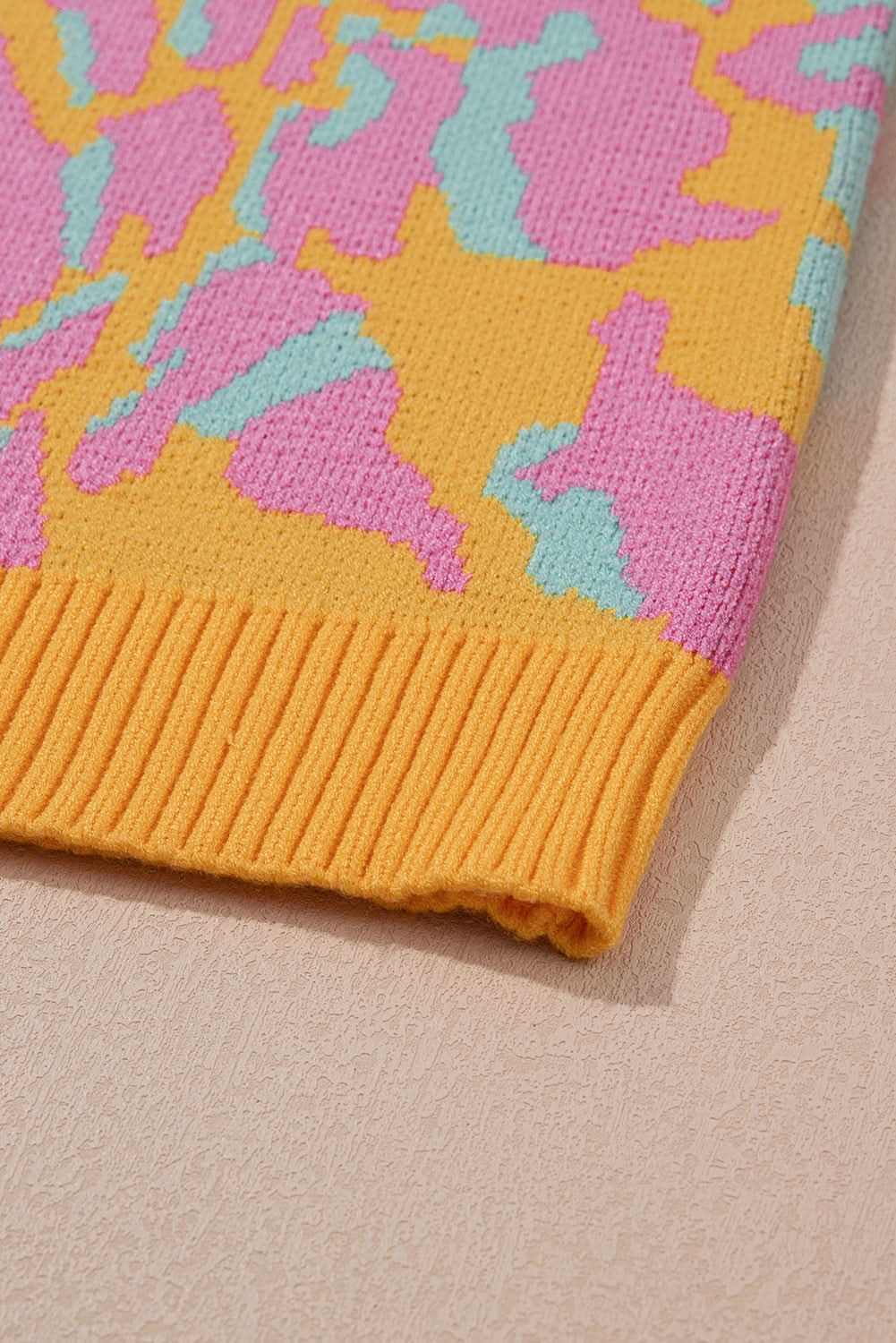 Bright pink plus size sweater - Love Salve 