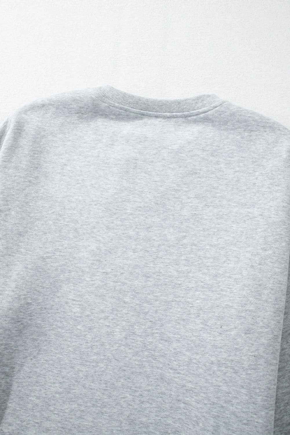 Light grey ghost print sweatshirt - Love Salve 