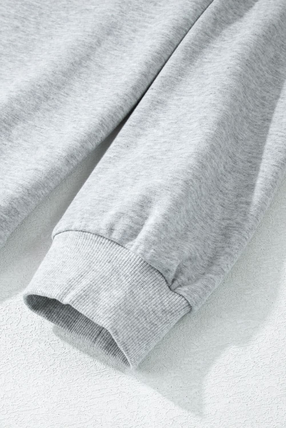 Light grey ghost print sweatshirt - Love Salve 