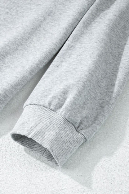 Light grey ghost print sweatshirt - Love Salve 