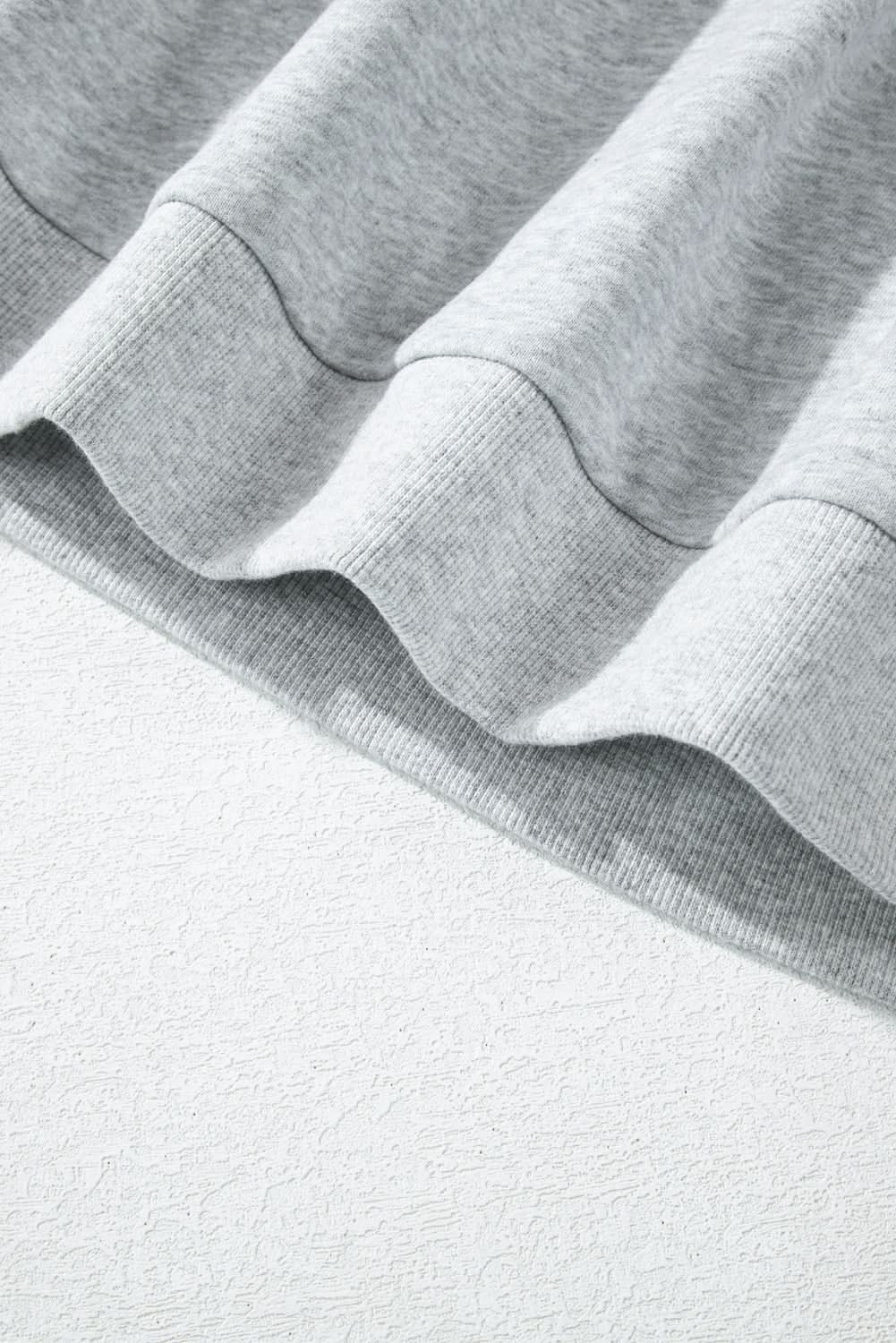 Light grey ghost print sweatshirt - Love Salve 