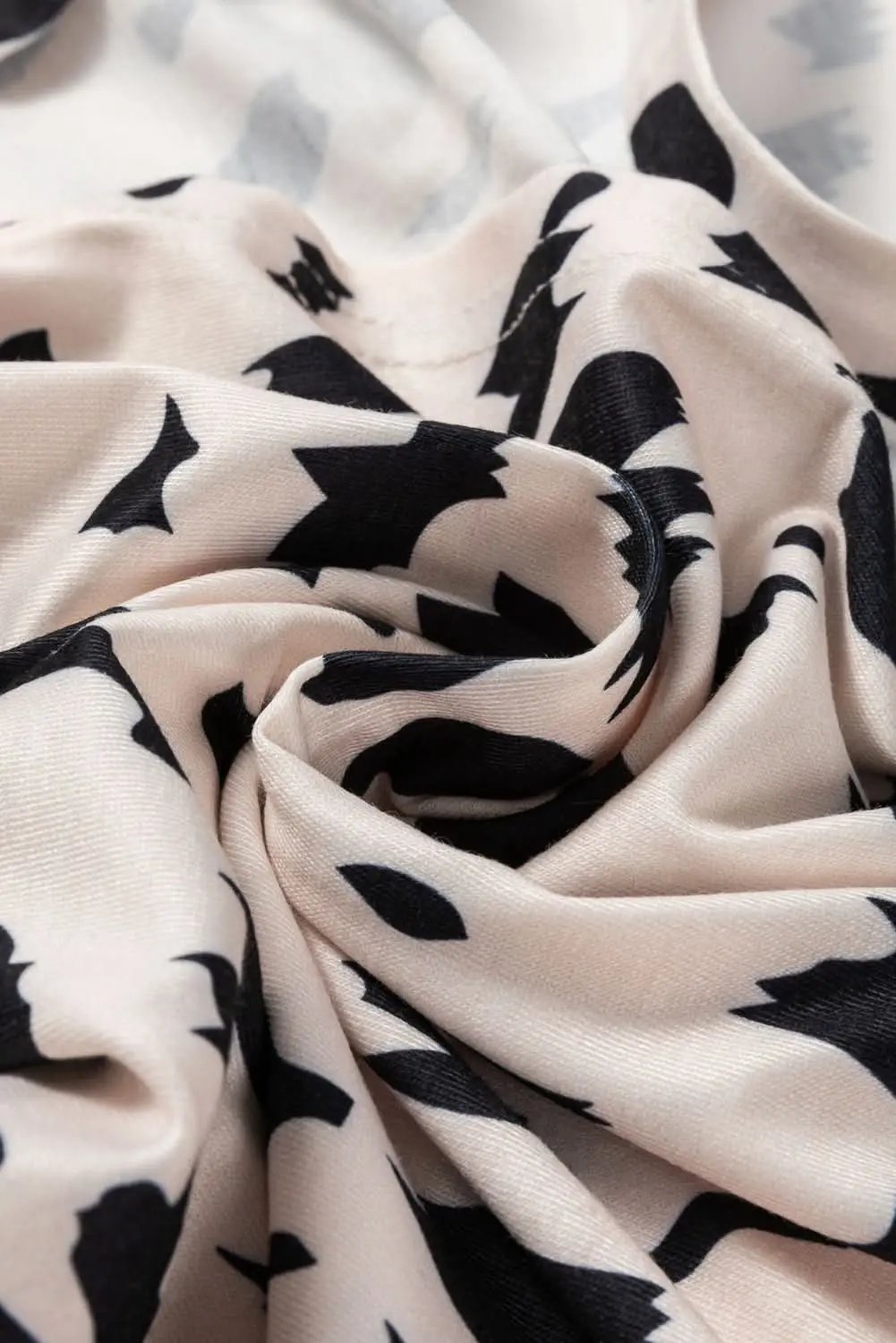 Khaki Leopard Print Twist Open Back Plus Size Top - Love Salve 