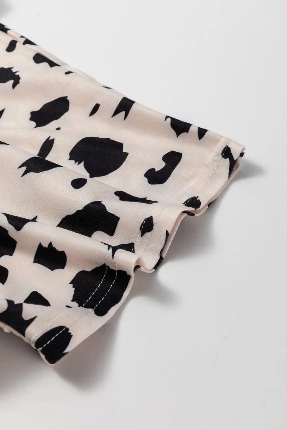 Khaki Leopard Print Twist Open Back Plus Size Top - Love Salve 