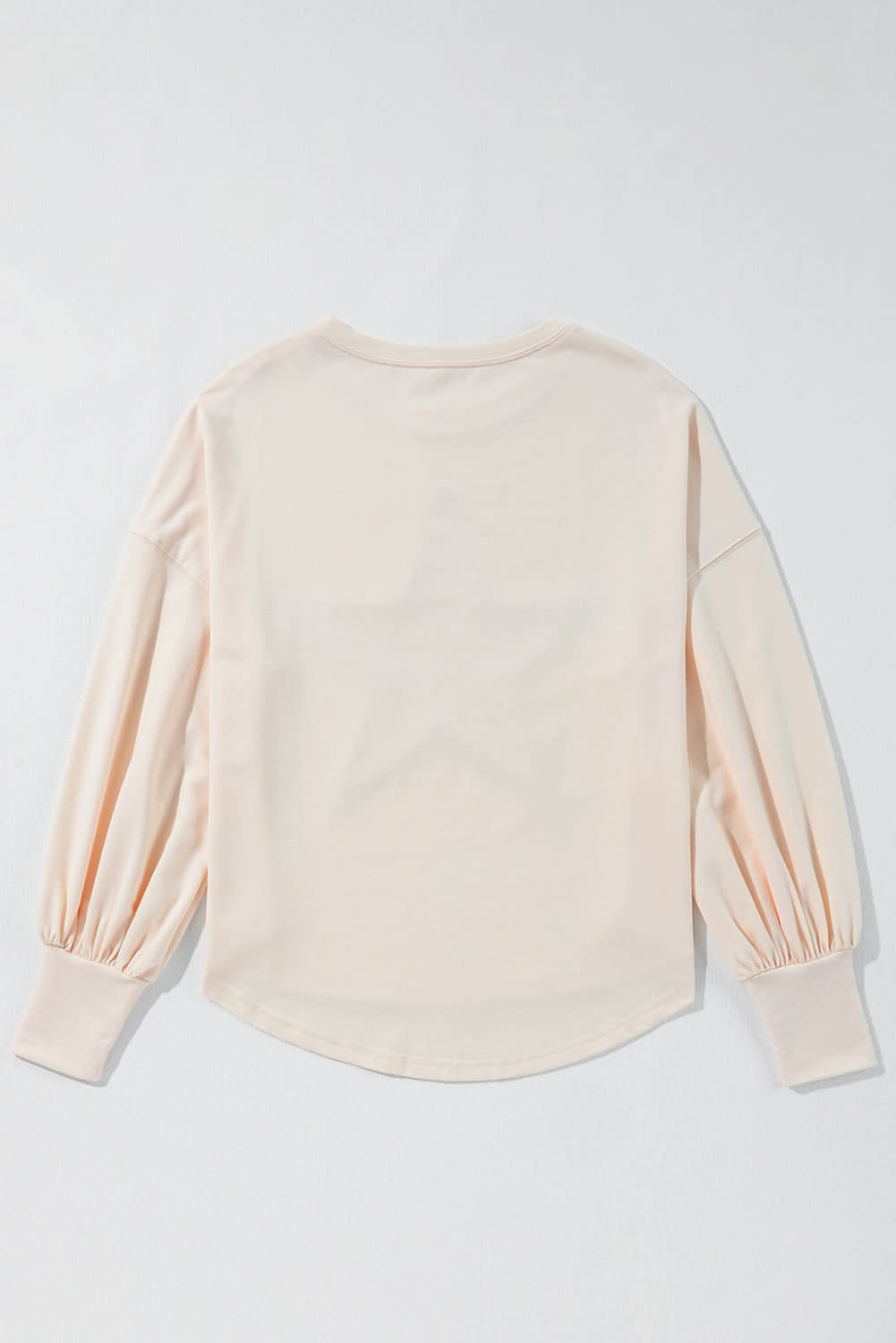 Apricot oversized long sleeve top - Love Salve 