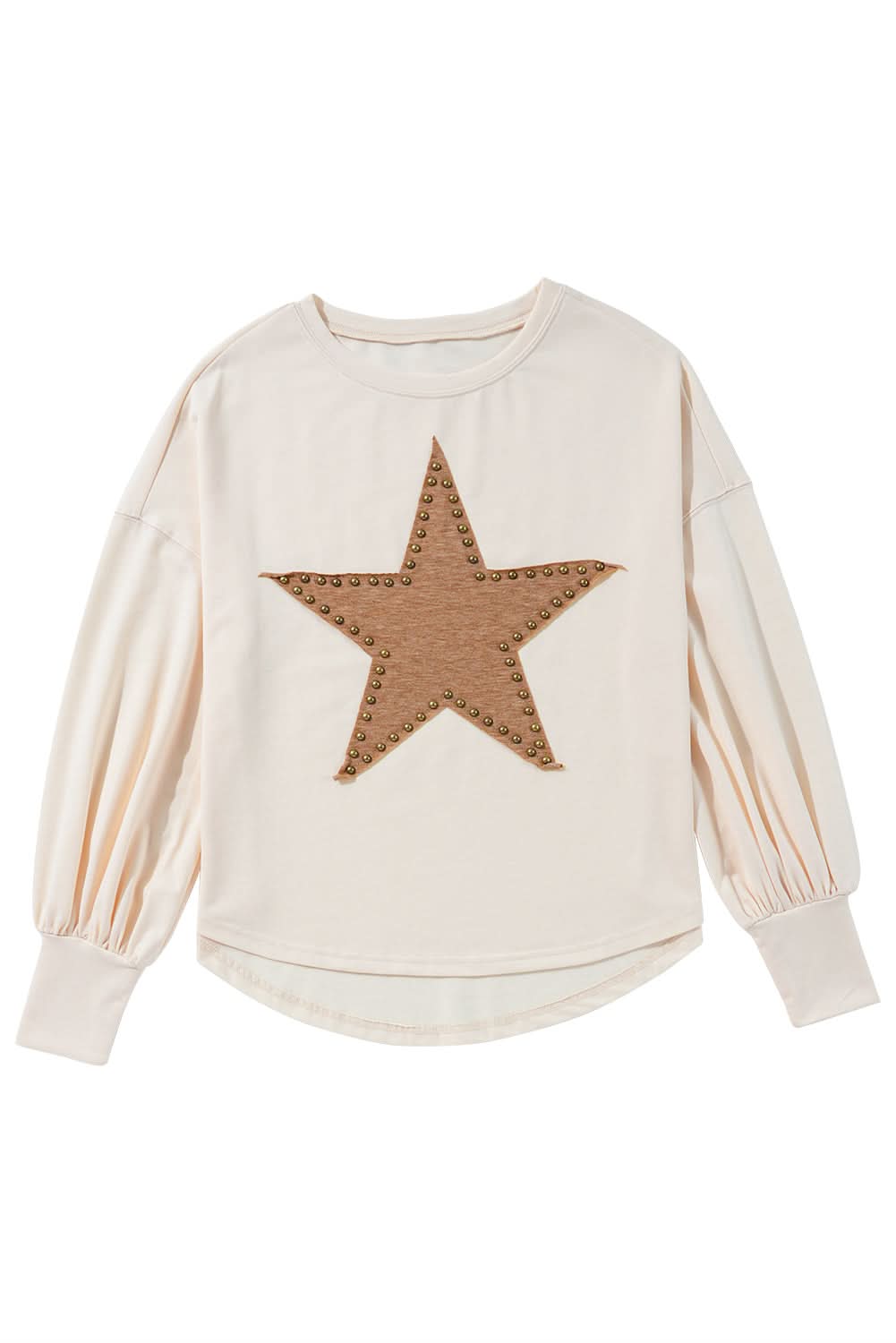 Apricot oversized long sleeve top - Love Salve 