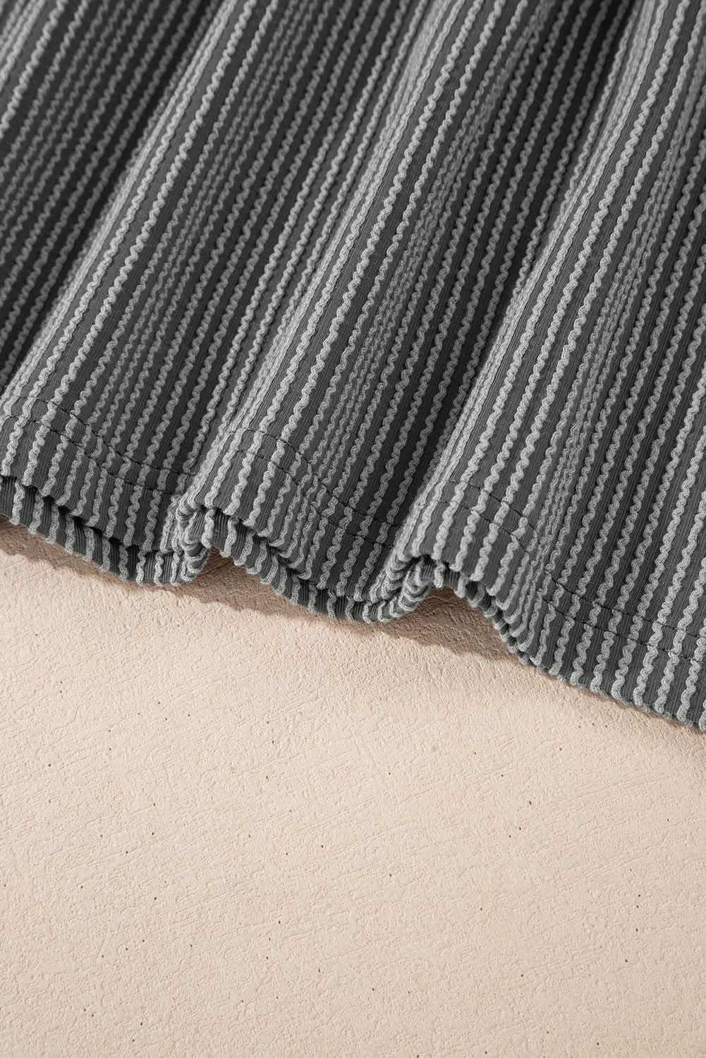 Dark grey graphic long sleeve top - Love Salve 