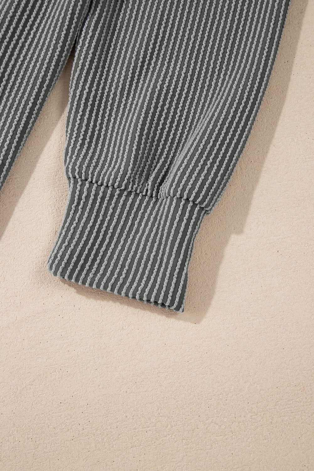 Dark grey graphic long sleeve top - Love Salve 