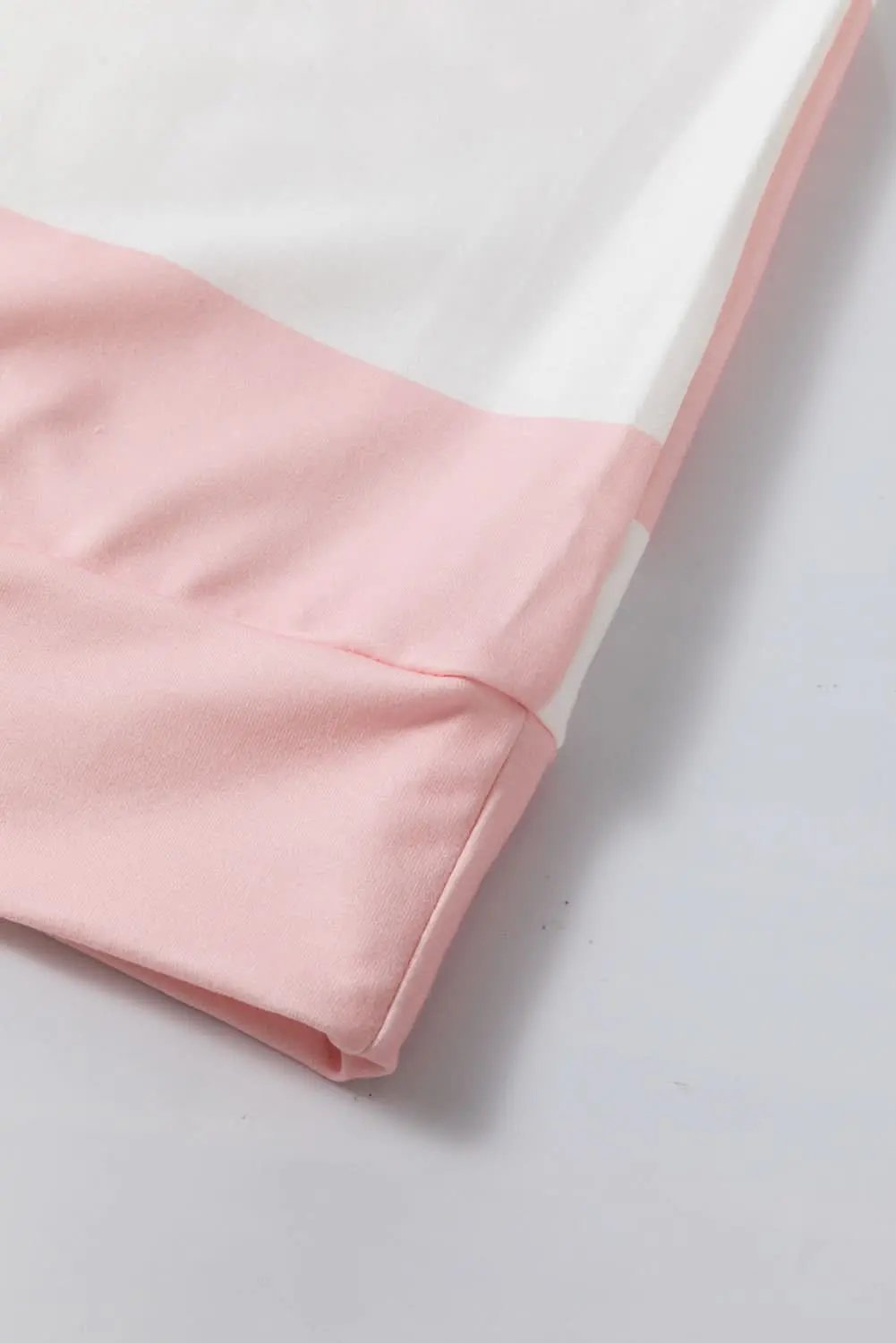 Light pink drop shoulder top - Love Salve 