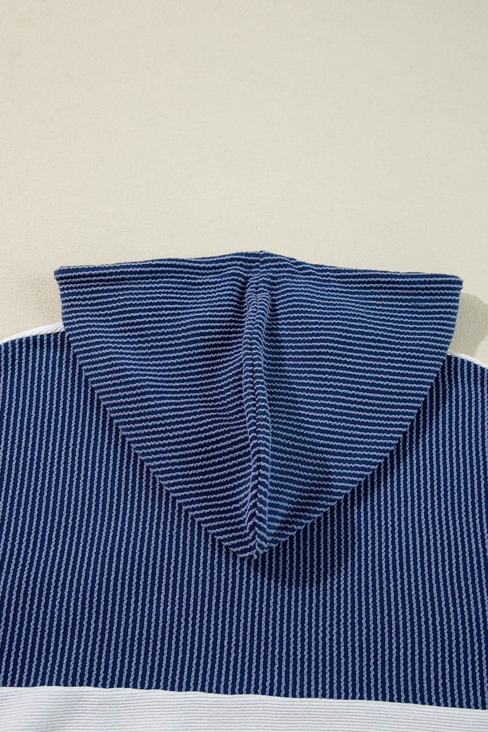 White Colorblock Hoodie - Chic Style - Love Salve 