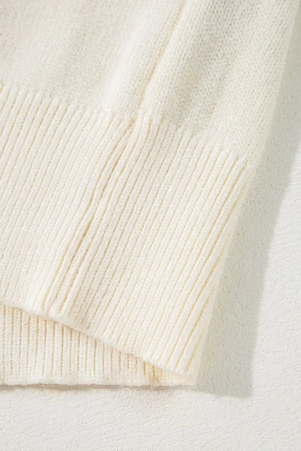 Cozy apricot "Boo" sweater - Love Salve 