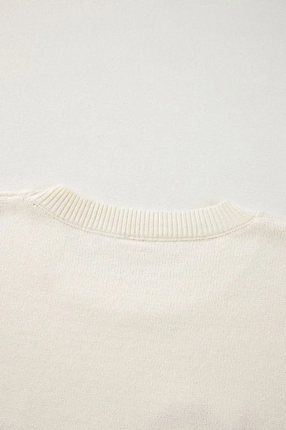 Cozy apricot "Boo" sweater - Love Salve 