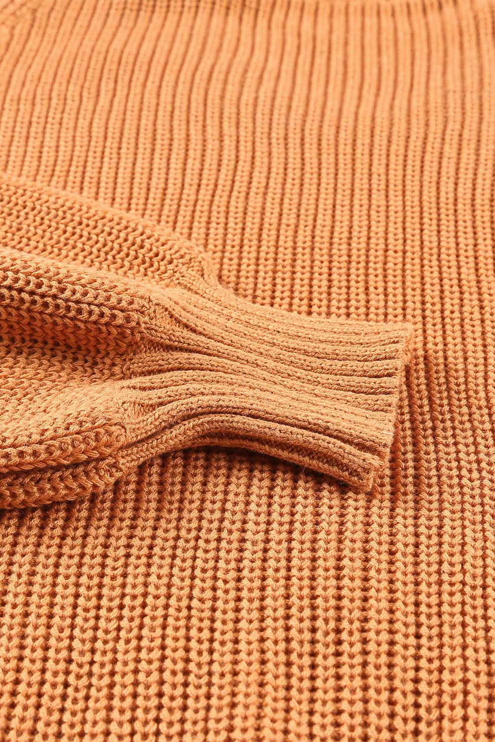 Chic cold shoulder sweater - brown - Love Salve 