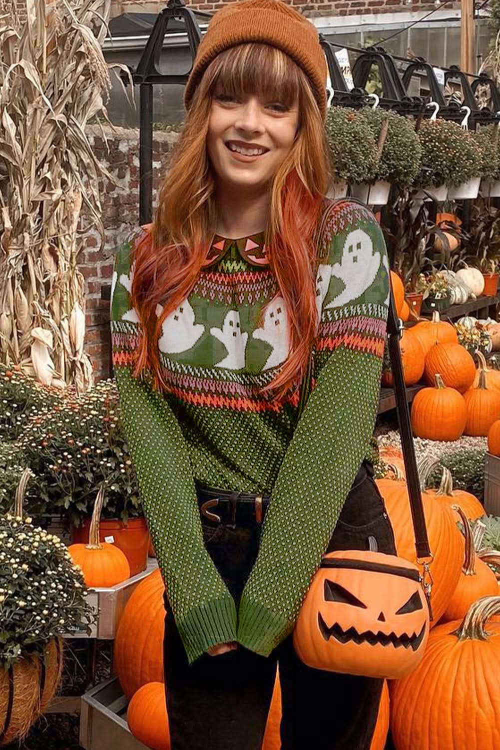 Jungle Green Ghost Sweater - Love Salve 