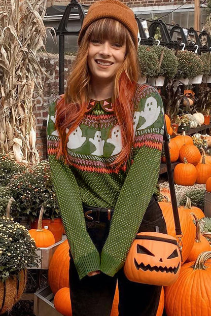 Jungle Green Ghost Sweater - Love Salve 