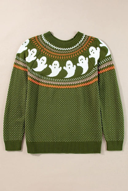 Jungle Green Ghost Sweater - Love Salve 