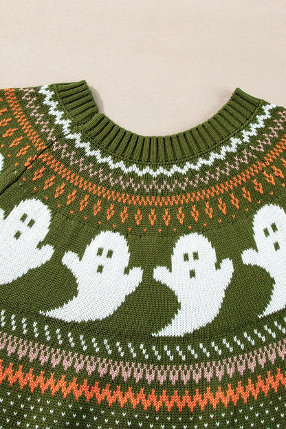 Jungle Green Ghost Sweater - Love Salve 