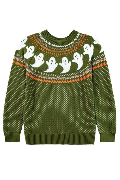 Jungle Green Ghost Sweater - Love Salve 