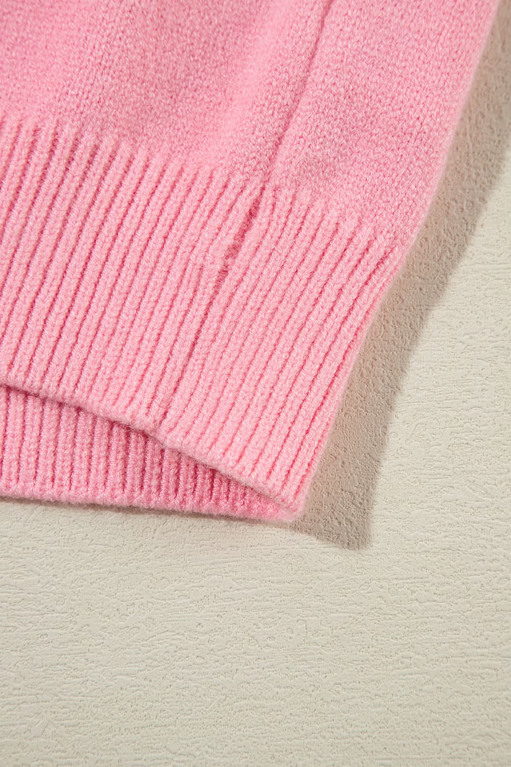 Peach blossom floral knit sweater - Love Salve 