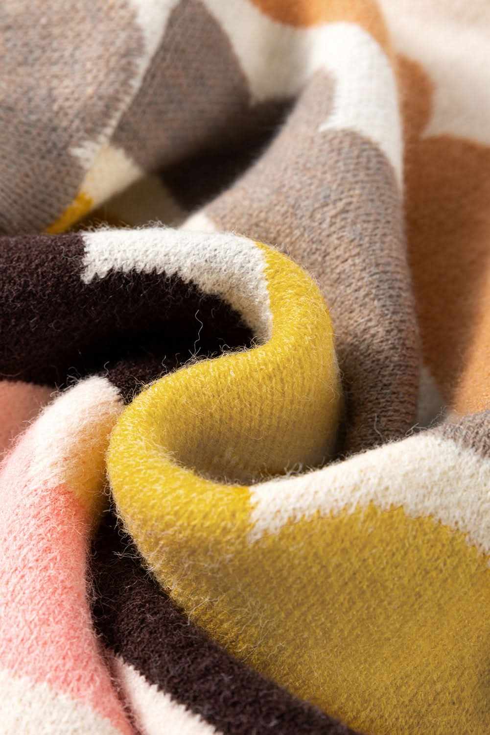 Chic yellow striped balloon sleeve sweater - Love Salve 