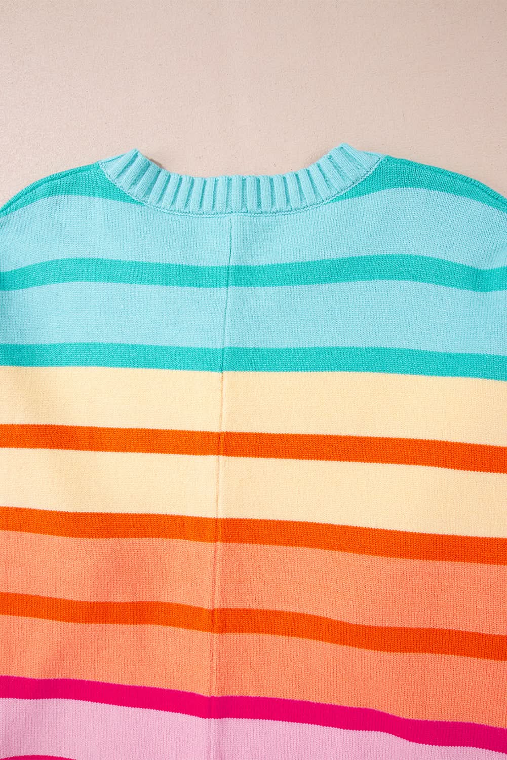 Loose-fit yellow striped sweater - Love Salve 