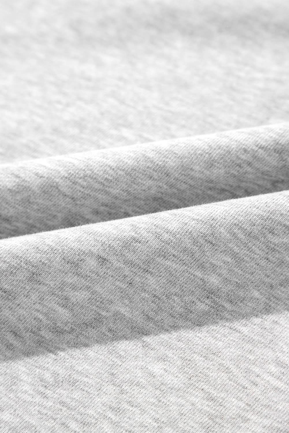 Chic gray drop shoulder pullover - Love Salve 