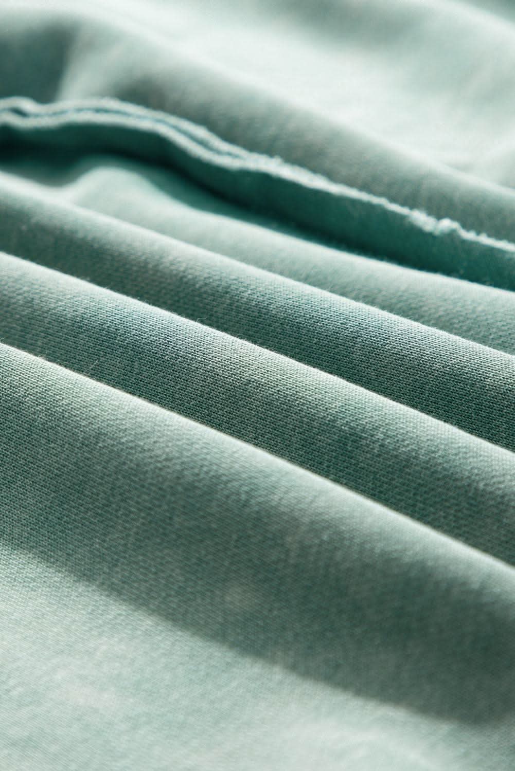 Mineral blue waffle knit sweatshirt - Love Salve 