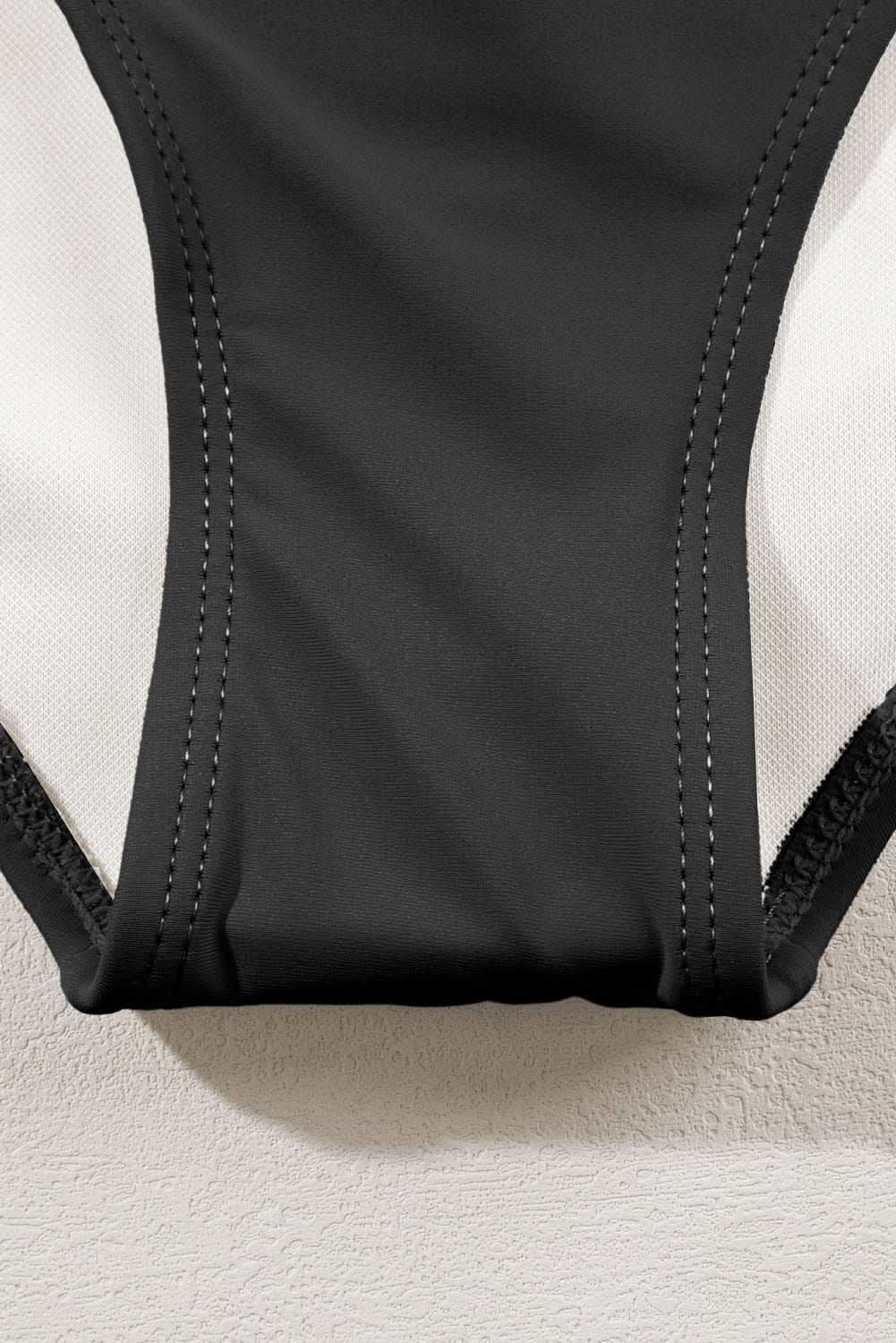 Trendy black high waist bikini - Love Salve 