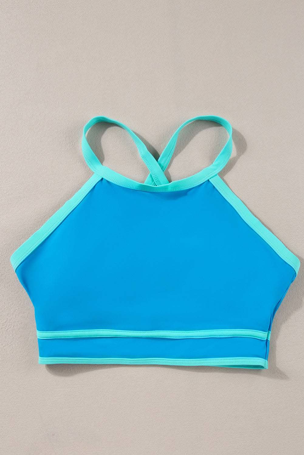 Stylish blue high-waisted bikini - Love Salve 