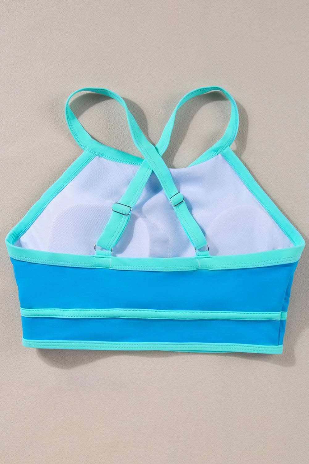 Stylish blue high-waisted bikini - Love Salve 