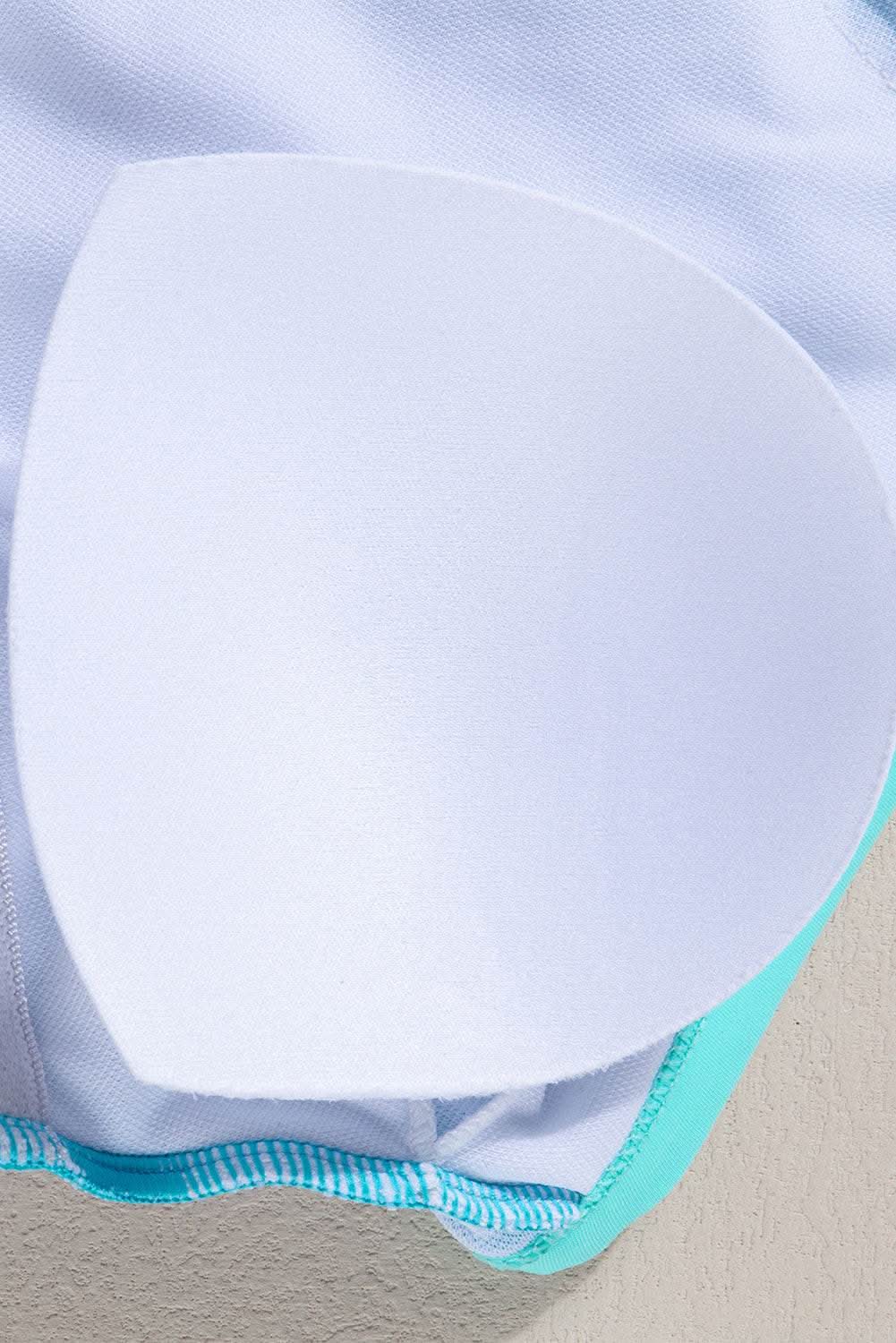 Stylish blue high-waisted bikini - Love Salve 