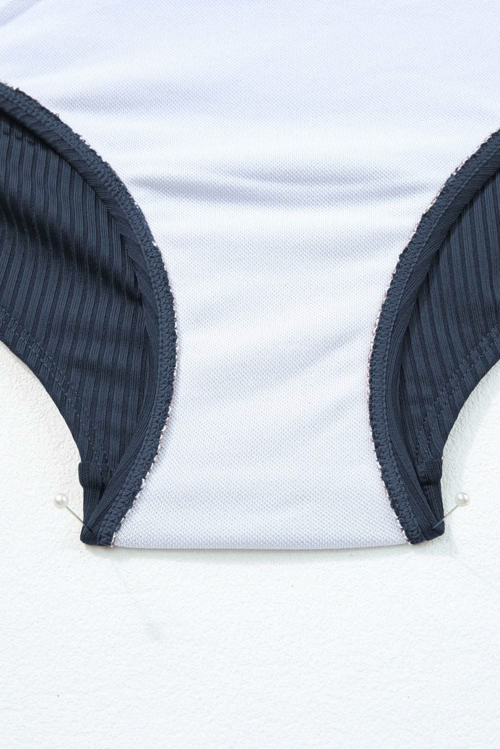 Navy blue adjustable monokini - Love Salve 