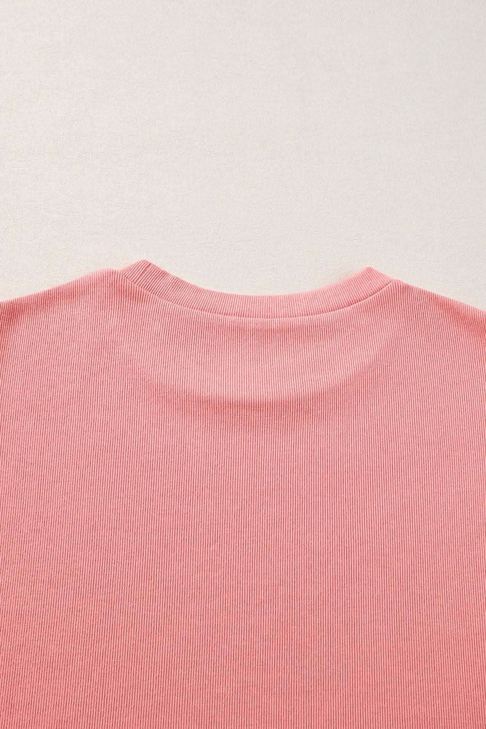 Peach blossom floral top with ricrac - Love Salve 