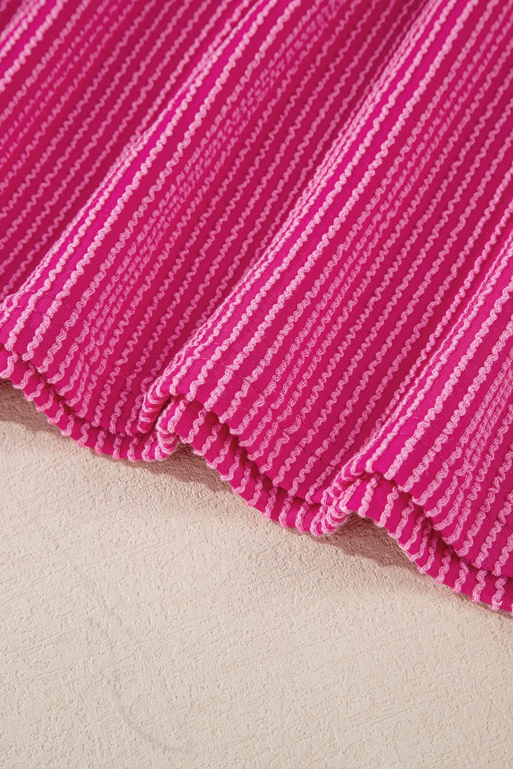 Bright pink drop shoulder top - Love Salve 