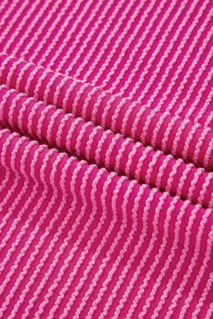 Bright pink drop shoulder top - Love Salve 