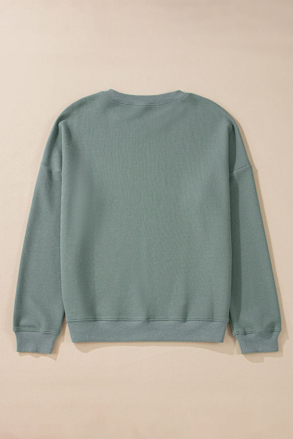 Clearly Aqua V-Neck Top - Cozy Knit - Love Salve 