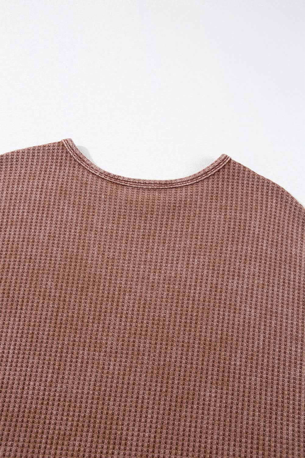 Chic coffee knit top with fringe - Love Salve 