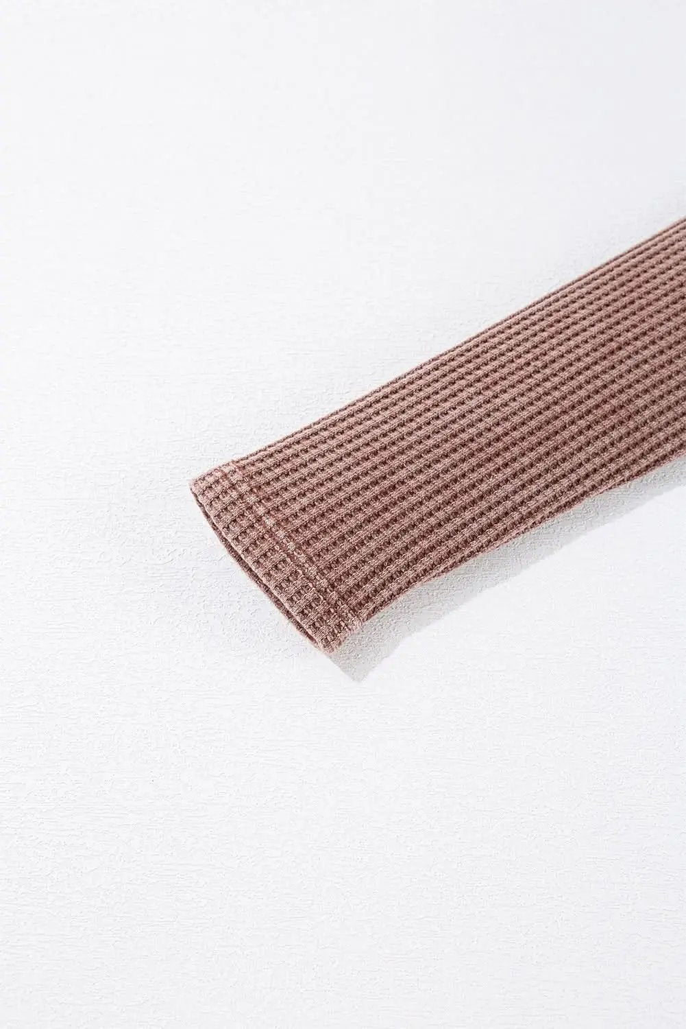 Chic coffee knit top with fringe - Love Salve 