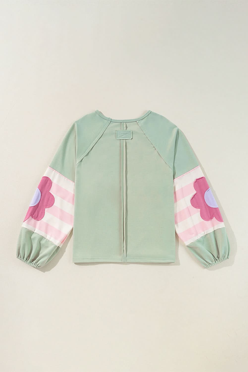 Floral oversized top in smoke green - Love Salve 